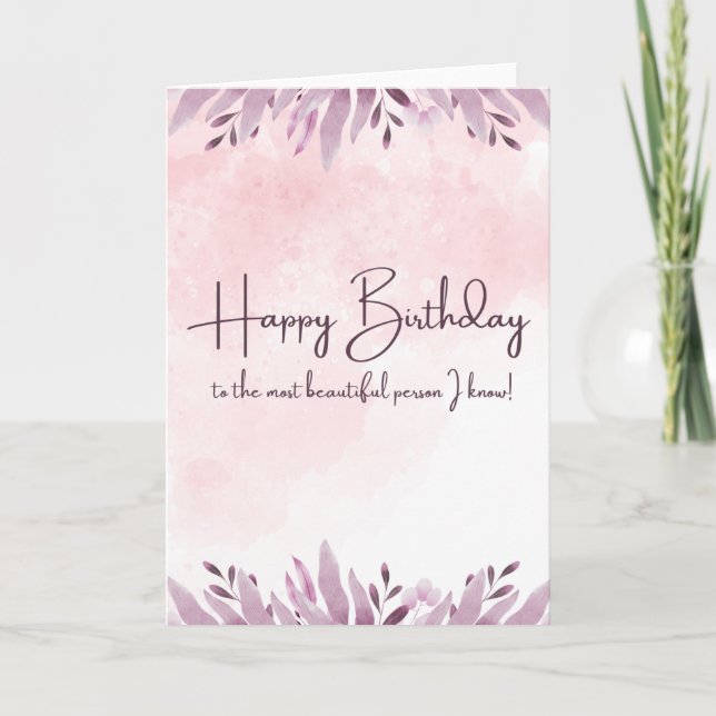 Bonne carte d'anniversaire (Devant)