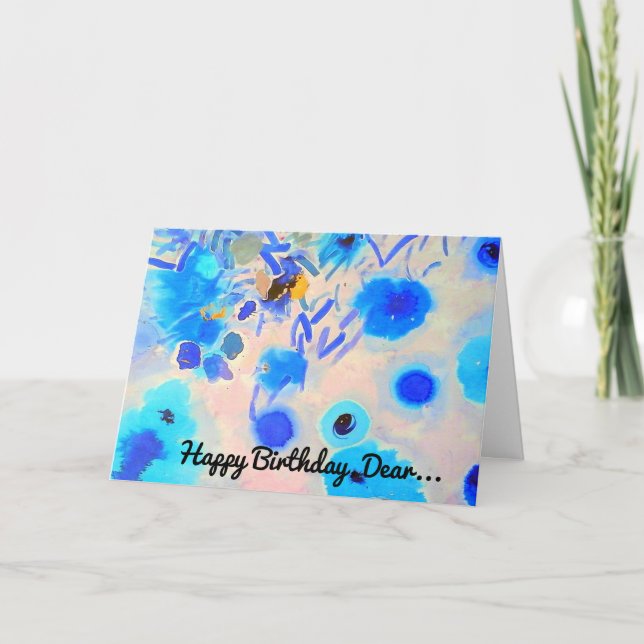 Bonne carte d'anniversaire (Devant)