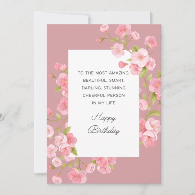 Bonne carte d'anniversaire (Devant)