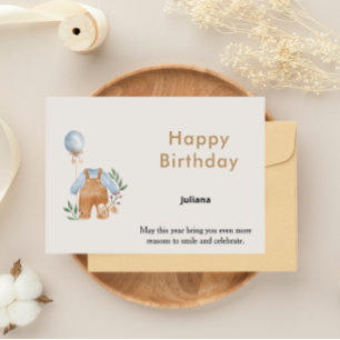 Bonne carte d'anniversaire