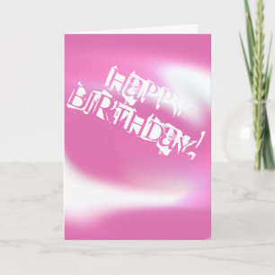 Bonne carte d'anniversaire