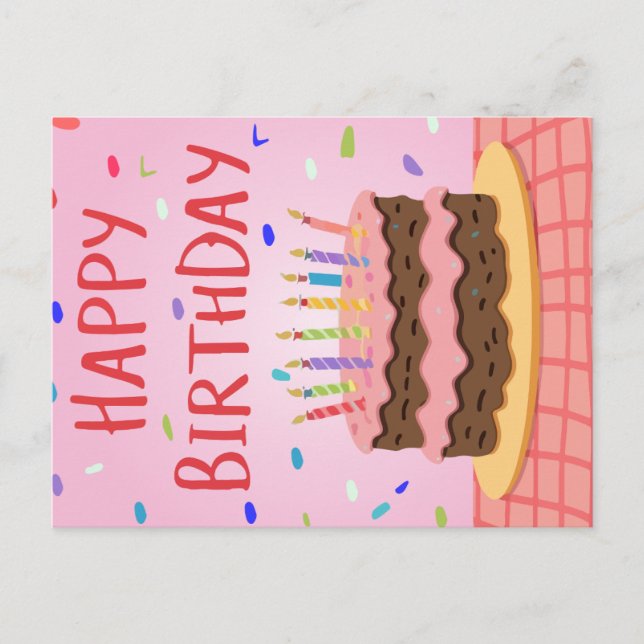 Bonne carte d'anniversaire (Devant)