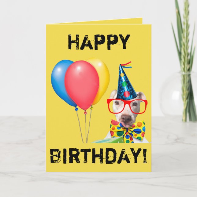 Bonne carte d'anniversaire ! (Devant)