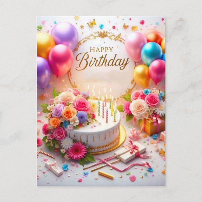 Bonne carte d'anniversaire (Devant)