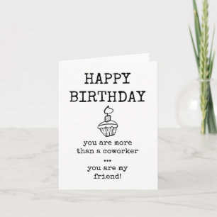 Bonne carte d'anniversaire à collègue