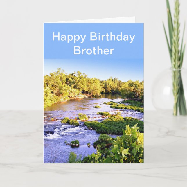 Bonne carte d'anniversaire Brother Shoal Creek Mis (Devant)