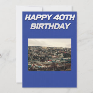 Bonne carte d'anniversaire des années 40