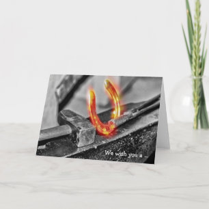 Bonne carte d'anniversaire : Luminer le fer à chev