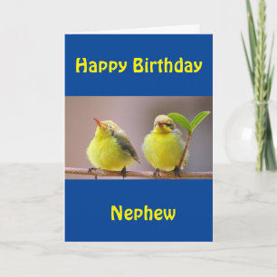 BONNE CARTE D'ANNIVERSAIRE "NEPHEW"