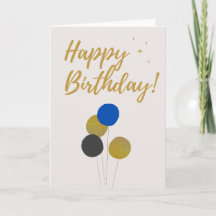Bonne carte d'anniversaire personnalisée