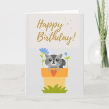 Bonne Carte D'Anniversaire Personnalisée Pour Les 