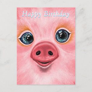 Bonne carte d'anniversaire - Petit petit bébé Pigl