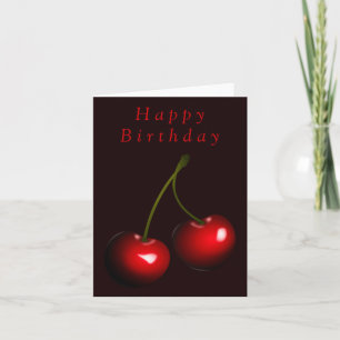 Bonne Carte d'anniversaire Sweet Cherry - Votre no