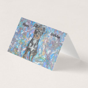 Bonne carte d'anniversaire vierge