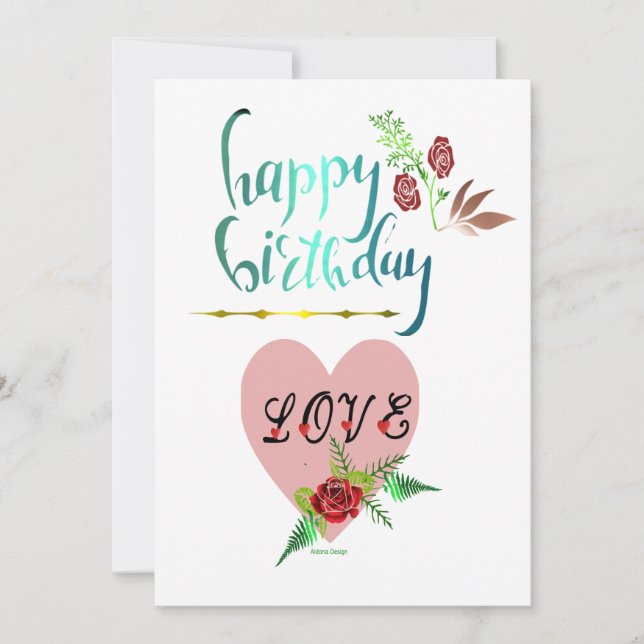 Bonne carte d'appartement d'anniversaire (Devant)