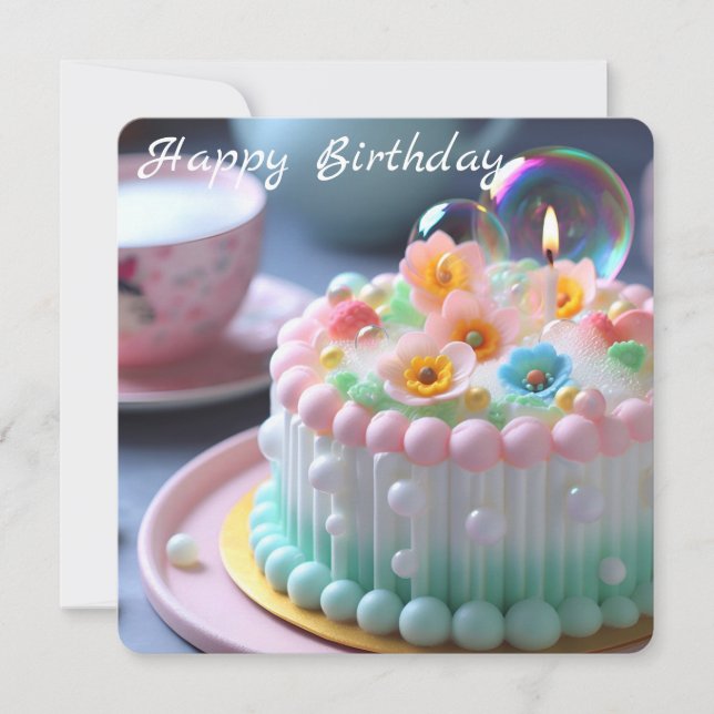 Bonne carte d'appartement d'anniversaire pour les  (Devant)