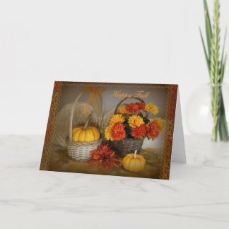 Bonne carte d'automne
