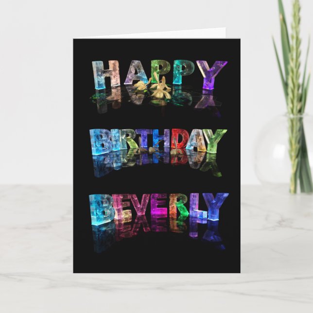 Bonne carte de Beverly Anniversaire (Devant)