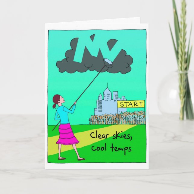 Bonne carte de chance pour Marathon Runner - Good  (Devant)