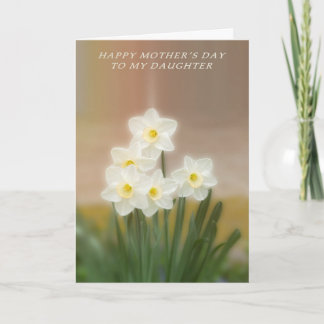 Bonne carte de fête des mères à ma fille