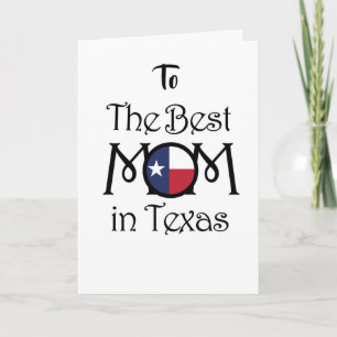 Bonne carte de fête des mères - Meilleur MOM au Te