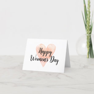 Bonne carte de la Journée internationale de la fem