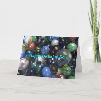 Bonne carte de marbres pour son anniversaire