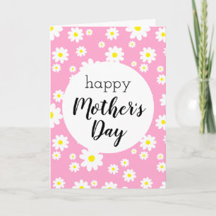 Bonne carte de Motif de la Fête des Mères Rose Dai