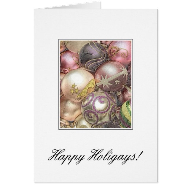 Bonne carte de Noël LGBT Holigays (Devant)