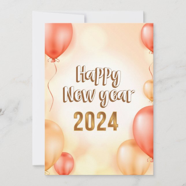 BONNE CARTE DE NOUVELLE ANNÉE - CARTE DE VACANCES (Devant)