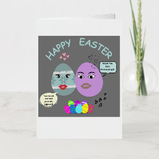 Bonne carte de Pâques humoristique