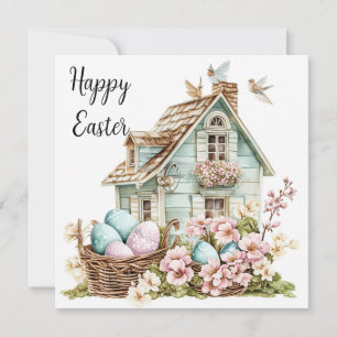 Bonne carte de Pâques, Sweet House OEufs de Pâques
