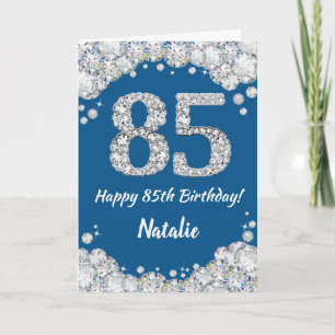 Bonne carte de Parties scintillant 85e anniversair