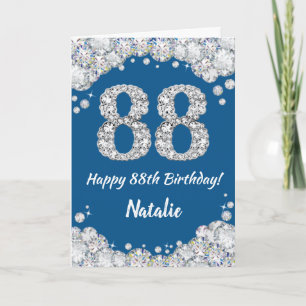 Bonne carte de Parties scintillant 88e anniversair