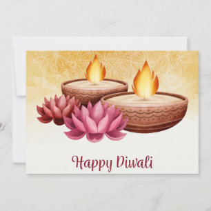Bonne carte de vacances Diwali