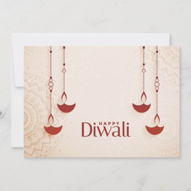 Bonne carte de vacances Diwali (Devant)