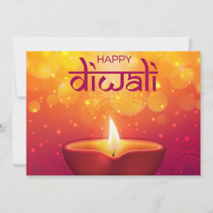 Bonne carte de vacances Diwali