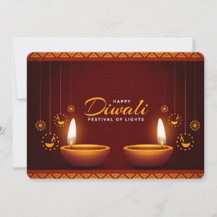 Bonne carte de vacances Diwali