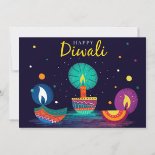 Bonne carte de vacances Diwali