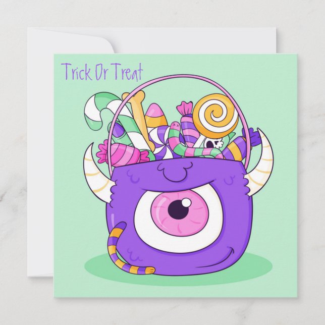 Bonne carte de vacances Halloween (Devant)