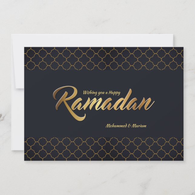 Bonne carte de vacances Ramadan (Devant)