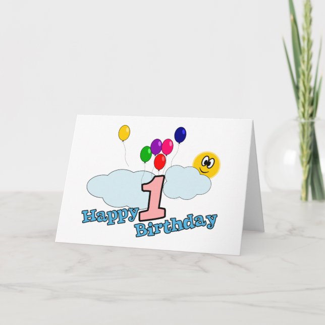 Bonne carte de voeux d'anniversaire (Devant)