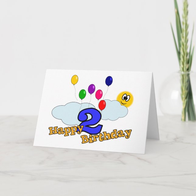 Bonne carte de voeux d'anniversaire (Devant)
