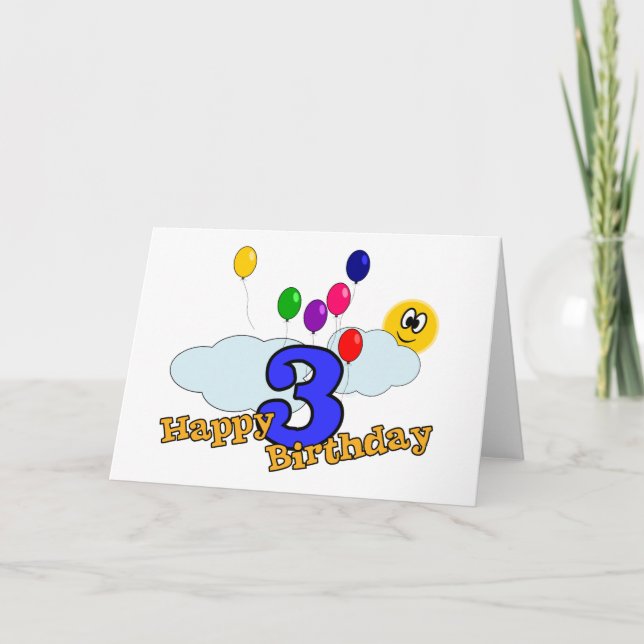 Bonne carte de voeux d'anniversaire (Devant)