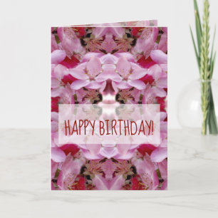 Bonne carte de voeux d'anniversaire, Floral Dream
