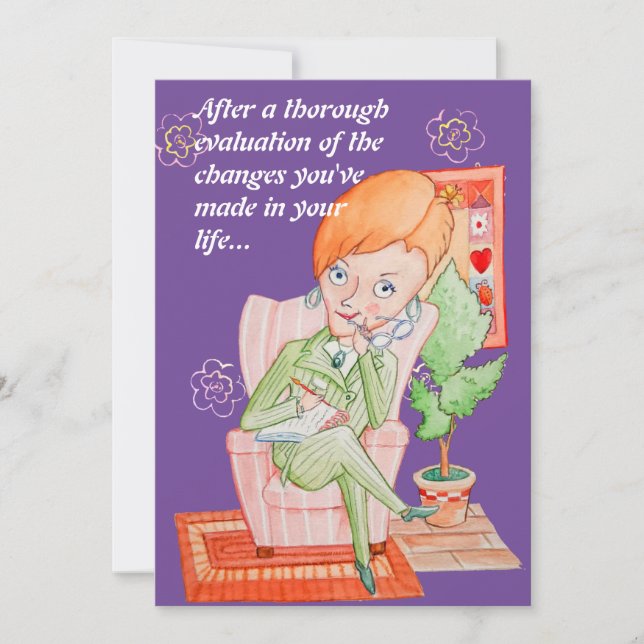 Bonne carte de voeux d'anniversaire saine (Devant)