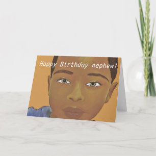 Bonne carte de voeux de neveu anniversaire
