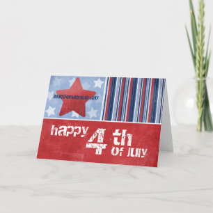 Bonne carte de voeux du 4 juillet