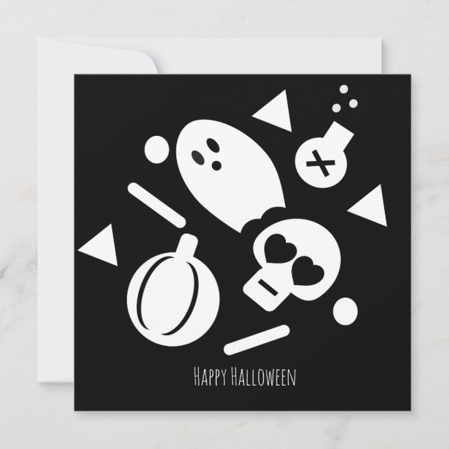Bonne carte de voeux Halloween | ÉFFRAYANTS (Devant)