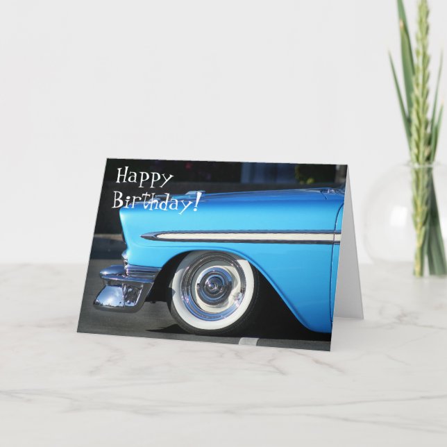 Bonne carte de voeux pour anniversaire Classic (Devant)
